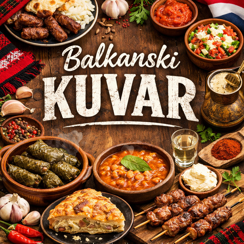Balkanski Kuvar digitalni kuvari - 340 recepata sa slikama iz balkanske kuhinje